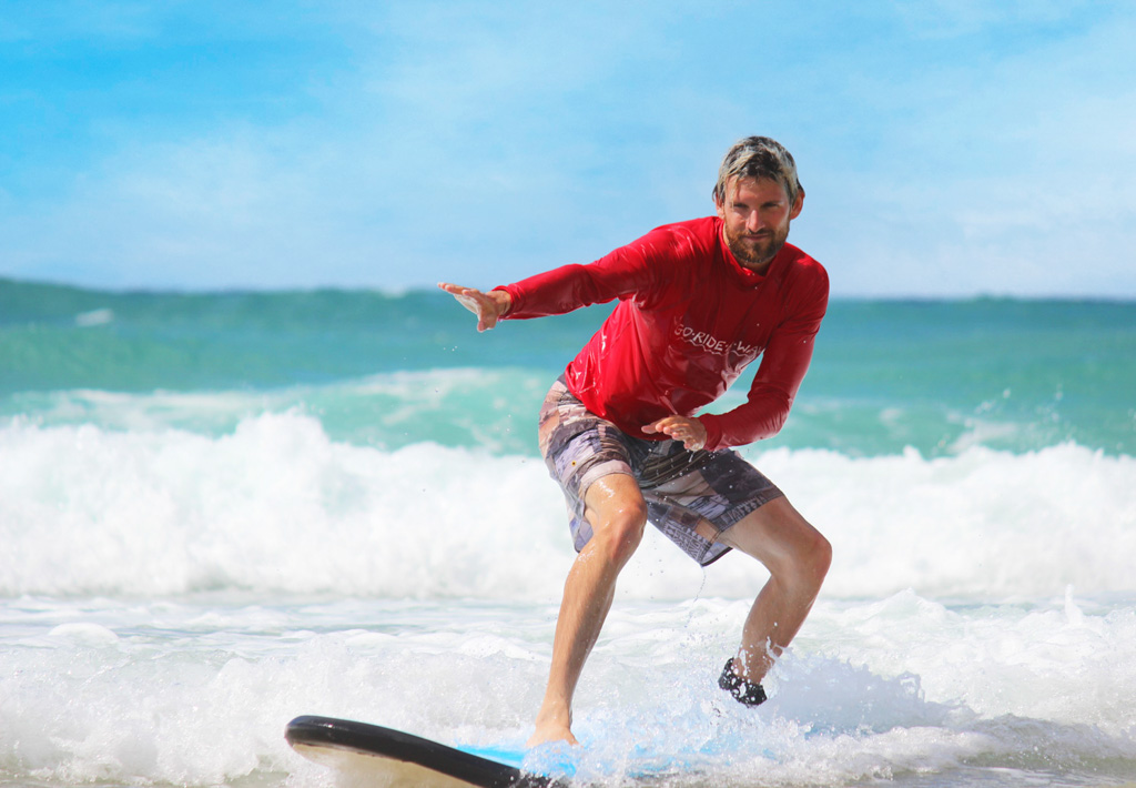 Go Ride A Wave - Learner surfer